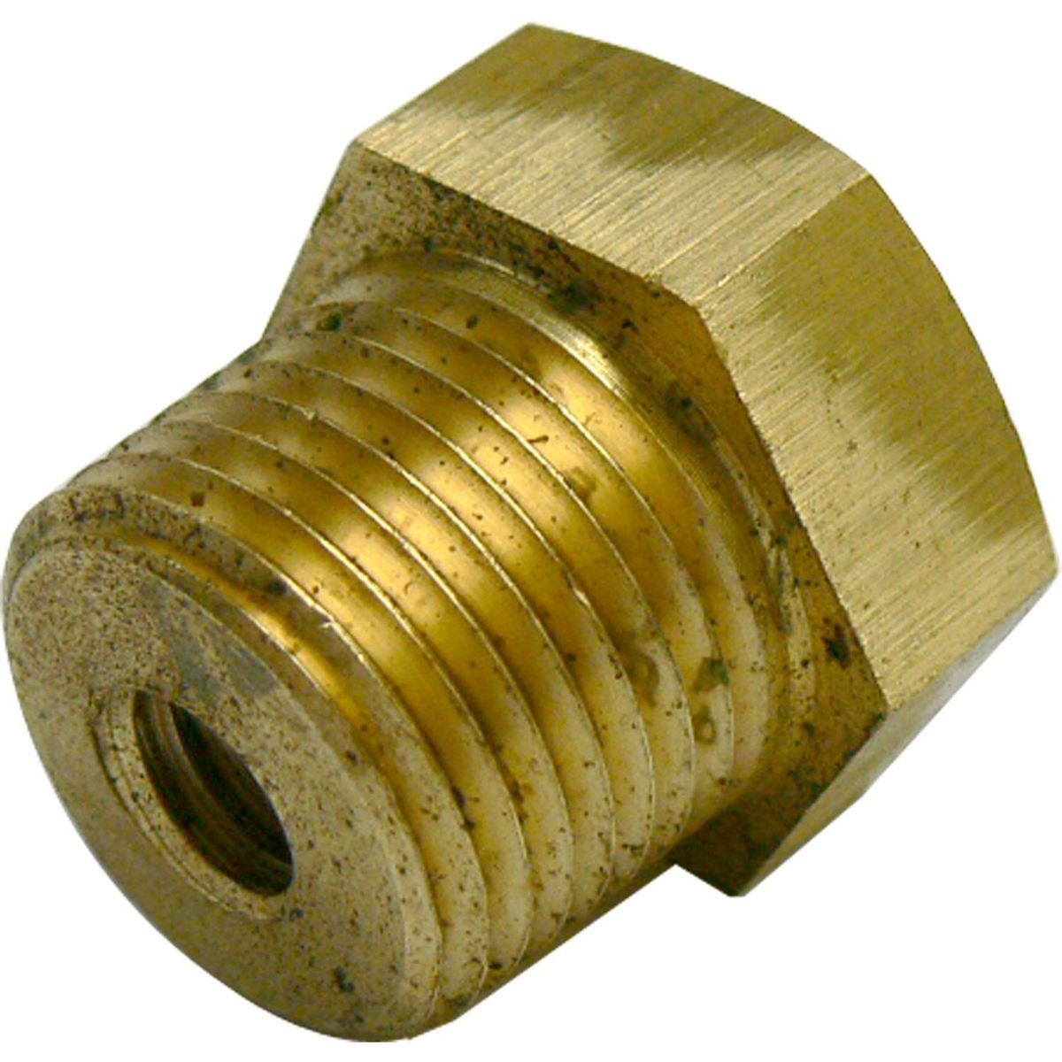 MG Duff Brass Plug for Universal Pencil Anodes (1/2" NPT x 3/8" UNC) 105894