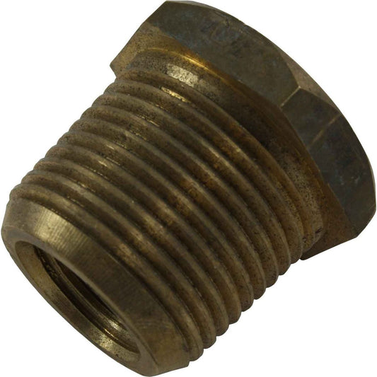 MG Duff Brass Plug for Universal Pencil Anodes (3/4" NPT x 5/8" UNC) 105895