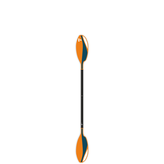 TAHE Kayak Beach Paddles 220cm (4 Piece Alu Shaft)