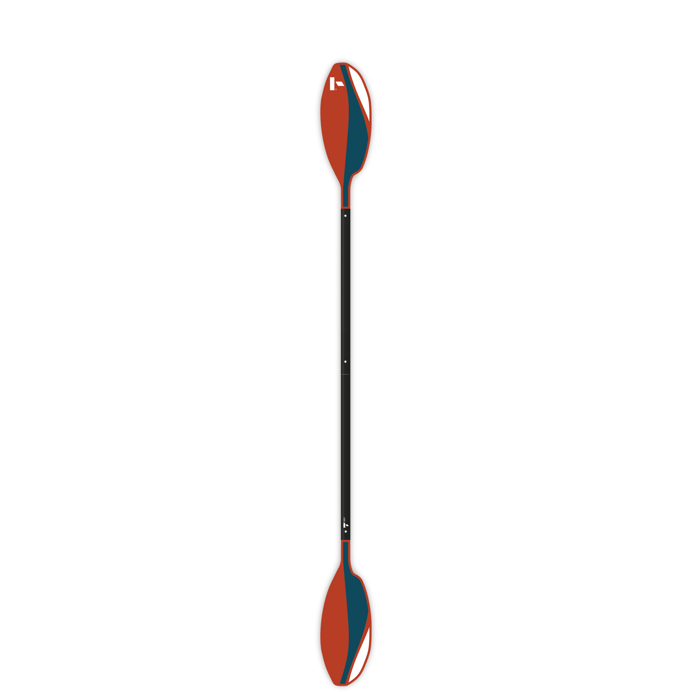 TAHE Kayak Beach Paddles 220cm (4 Piece Alu Shaft)