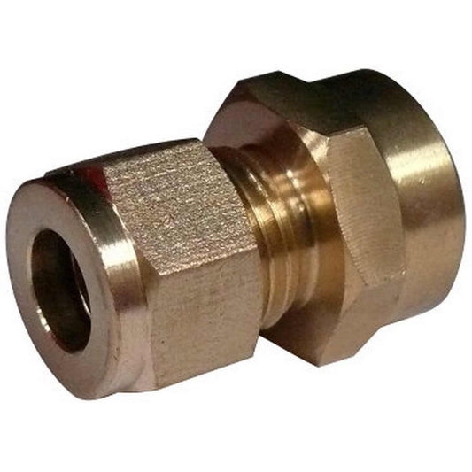 AG Female Straight Coupling (1/4" Compression to 1/4" BSP) 1083