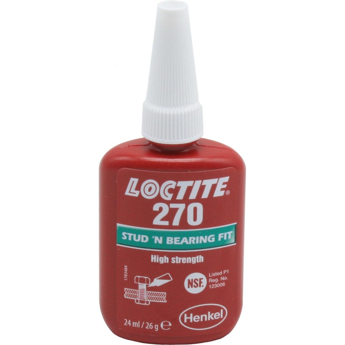 Loctite 270 Stud 'N' Bearing Fit (24ml) 109108
