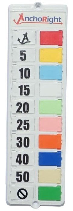 Anchoright 12mm Chain - 10 Colours & Guide Plate