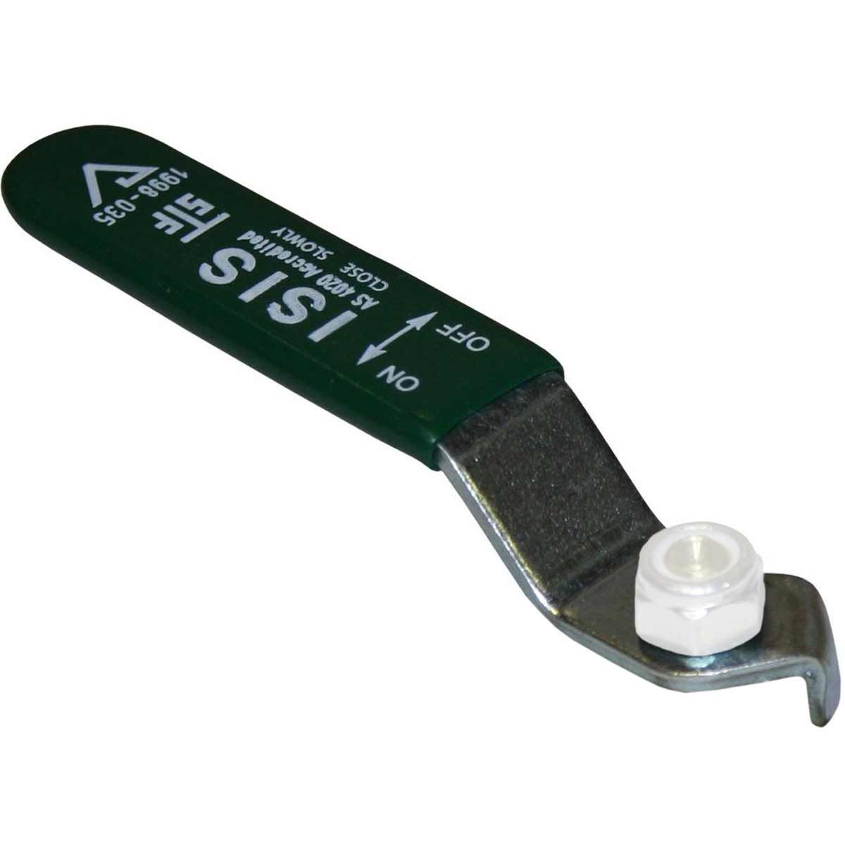 AG Zinc Plated Steel Lever Handle for 1/4", 3/8" and 1/2" Ball Valves 11-70899-3