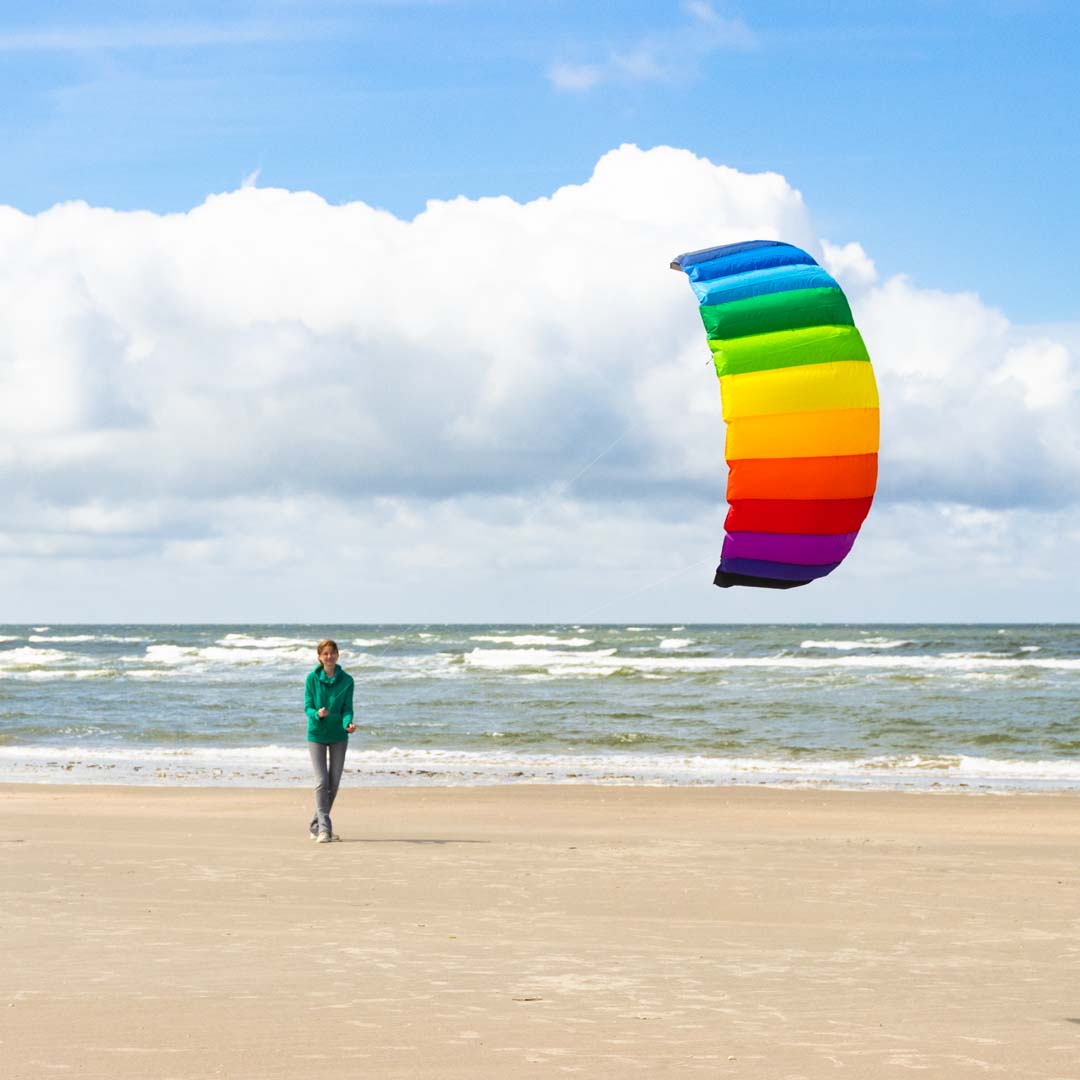 HQ Kites Symphony Beach III Rainbow R2F Kite (2.2m)
