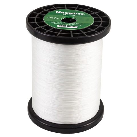 Snowbee Braided Dacron Backing Line - 20lb White 1250m