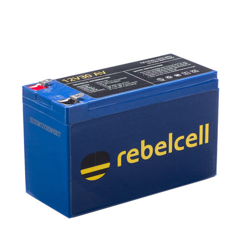 Rebelcell 12V30 AV Li-ion Battery - 12V 30A 323Wh