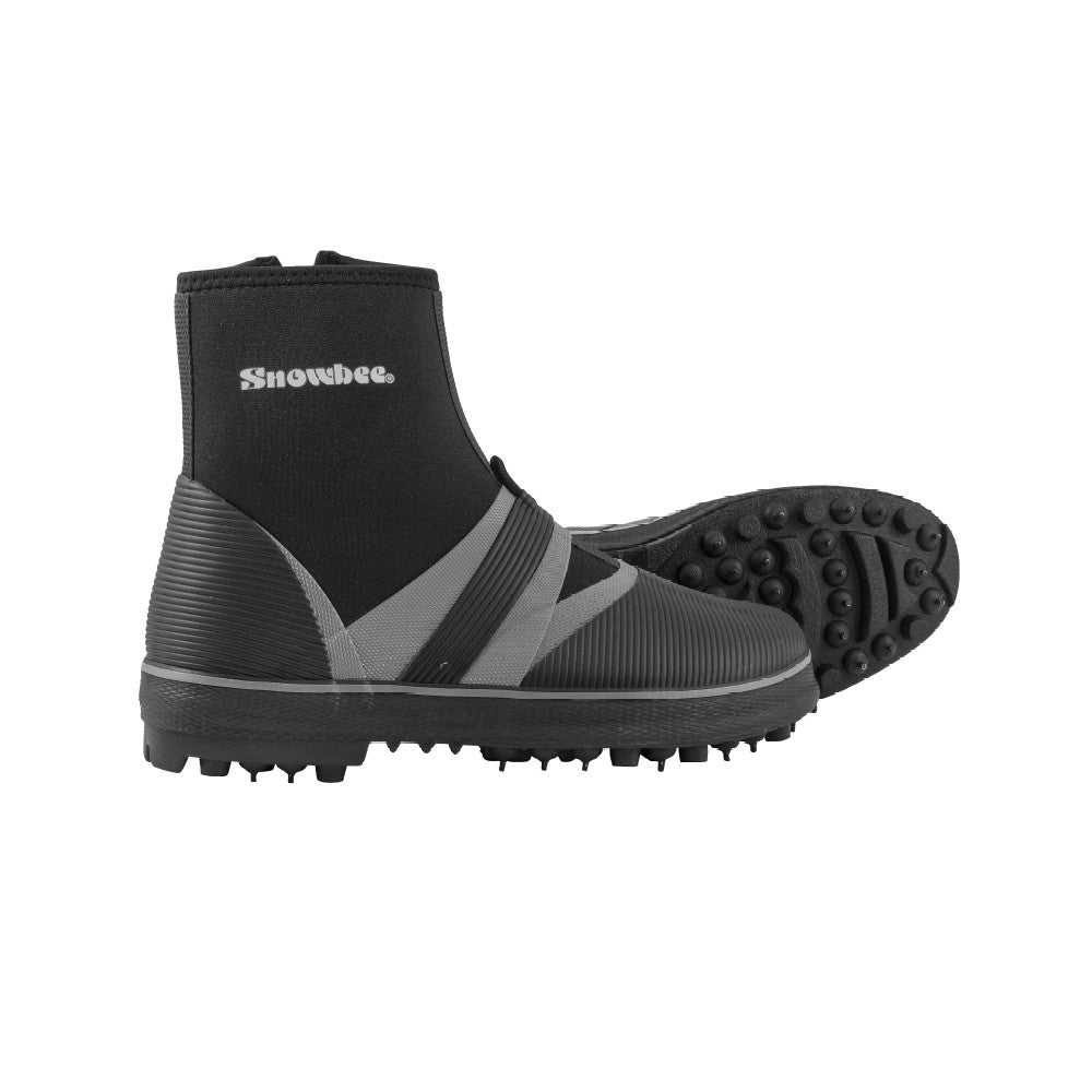 Snowbee Men's Rockhopper Spike Sole Wading Boots - Black/Grey - 6