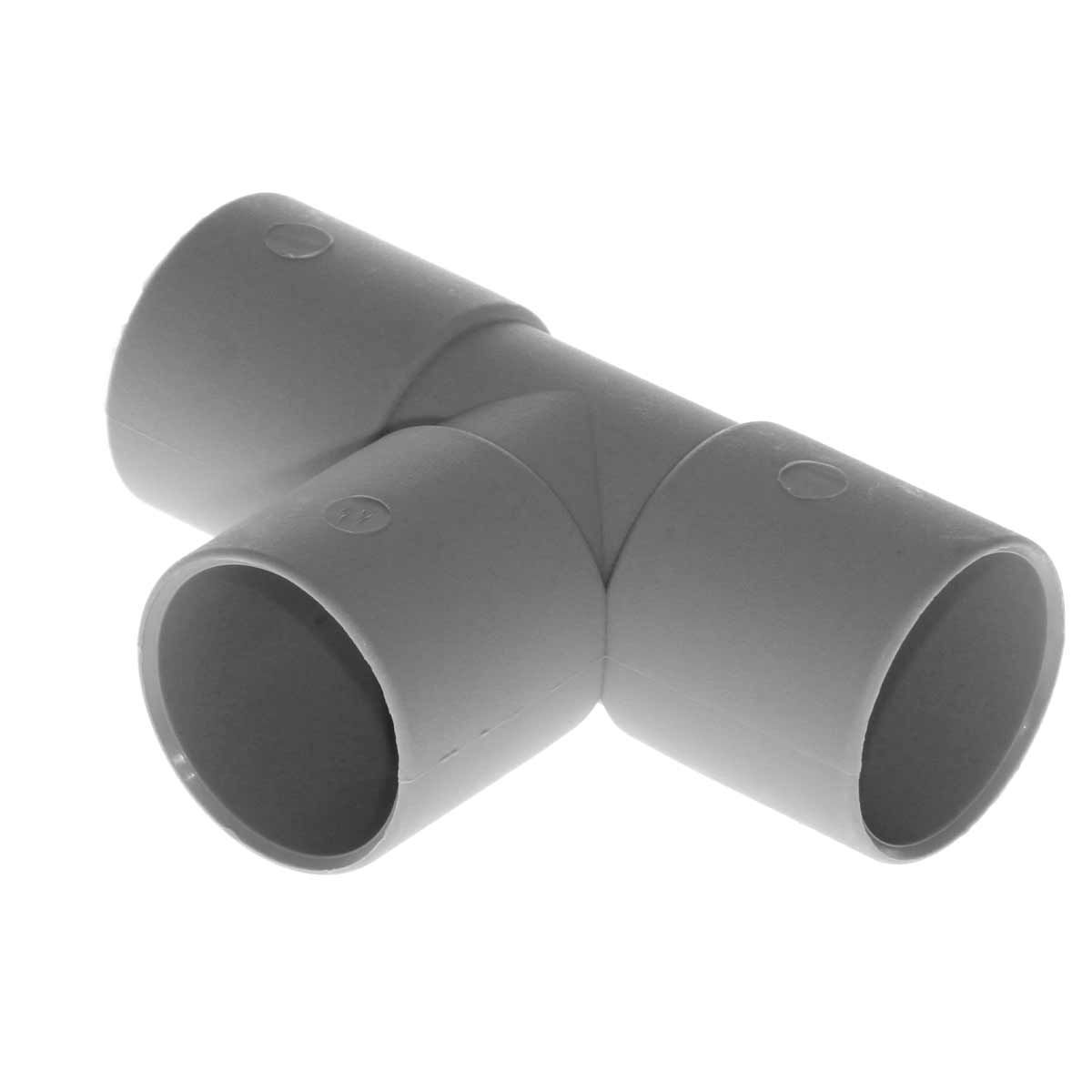 AG Plastic Push Fit T Connector for Rigid Pipe (28mm) 1327440