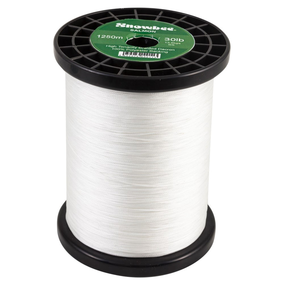 Snowbee Braided Dacron Backing Line - 30lb White 1250m ...