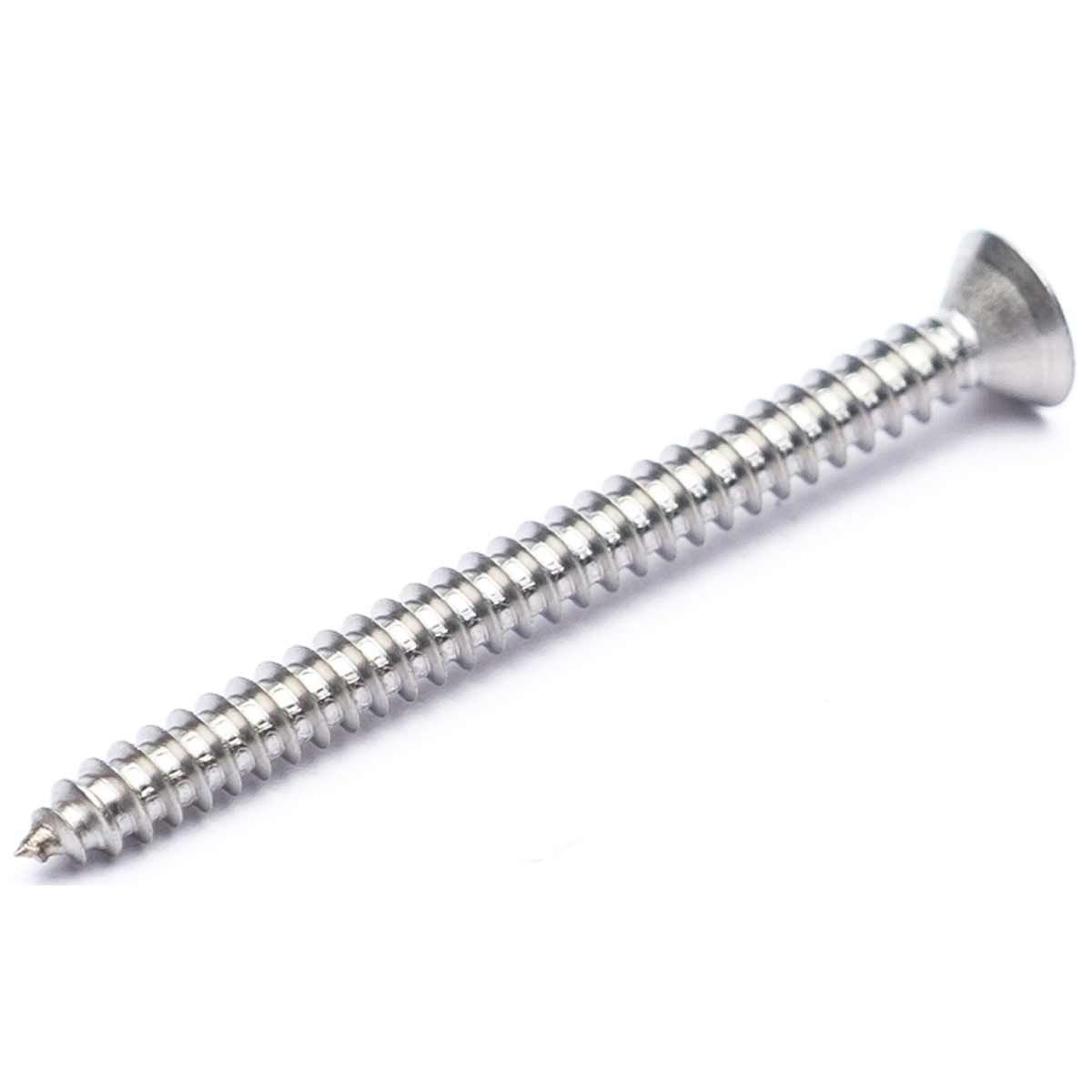 ECS Vent No6 x 1/2" Stainless Steel Pan HD Slotted Self Tapping Screw 16-04200-6