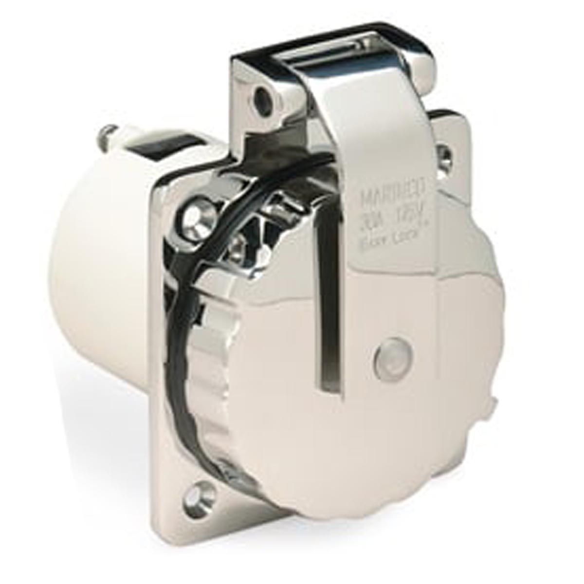 Marinco Stainless Steel Shore Power Inlet (30A / 125V) 18-45080