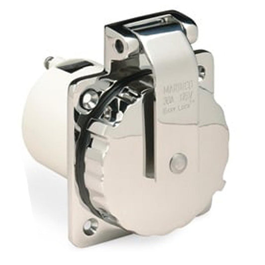 Marinco Stainless Steel Shore Power Inlet (30A / 125V) 18-45080