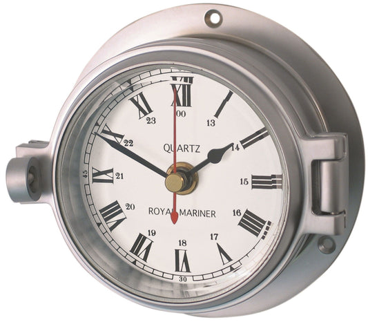 Matt Chrome 3" Channel Clock