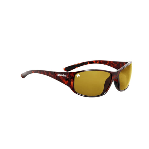 Snowbee Spectre Wrap Full Frame Sunglasses - Tortoiseshell-Yellow Lens