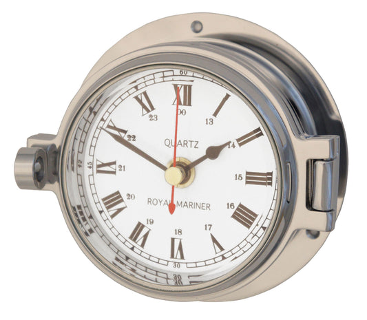 Polished Chrome 3" Channel Clock
