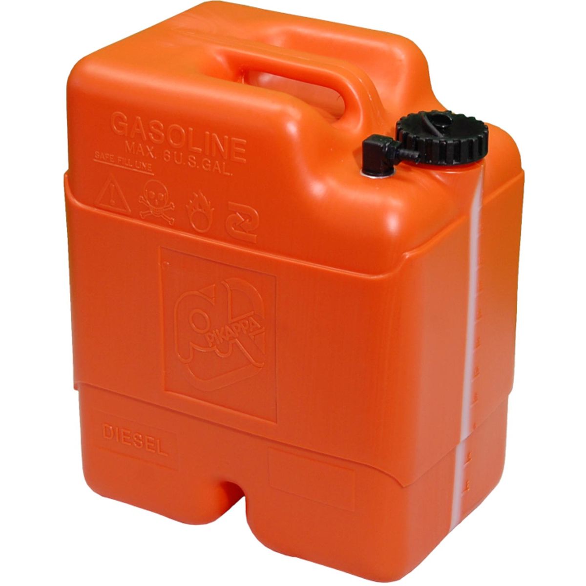 Can Portable Plastic Fuel Tank with Sight Gauge (22 Litres) 2-20099