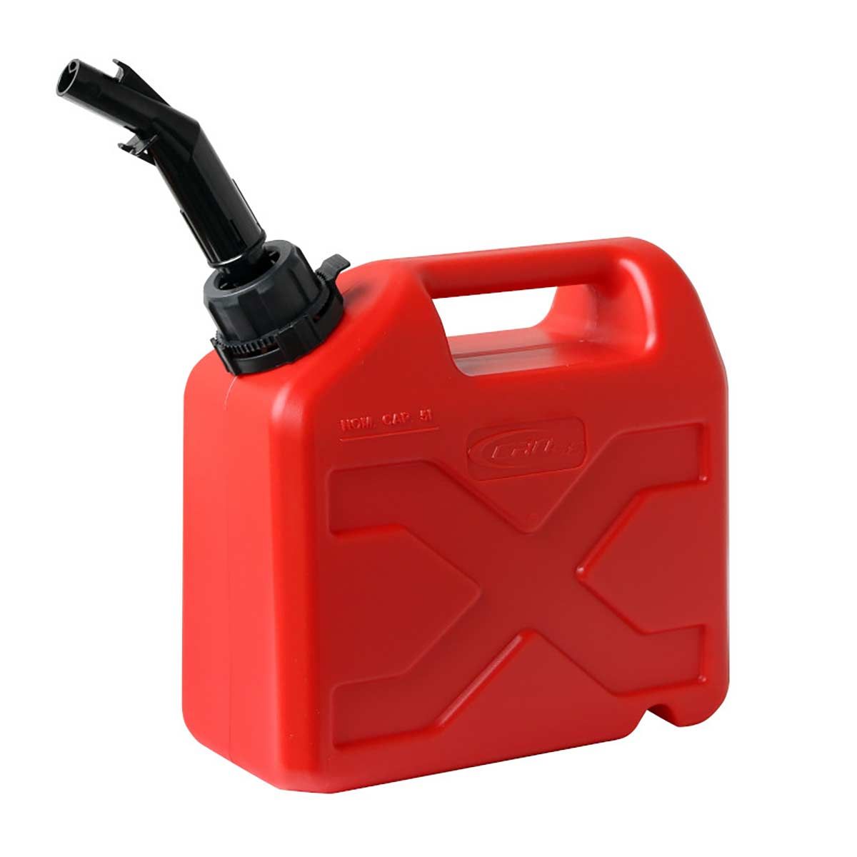 Can SB Plastic 5 Litre Fuel Jerry Can with Spout and Anti Spill Valve 2-20118