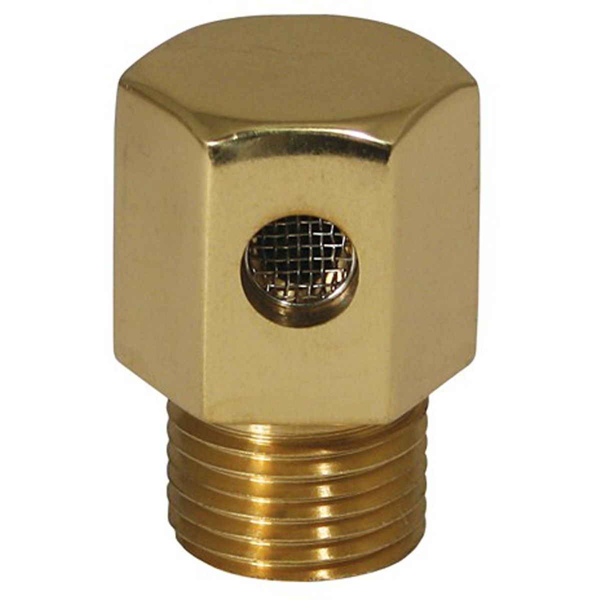 AG Polished Brass Semi Flush Tank Vent (Hexagonal / 1/2" BSP) 2-74508
