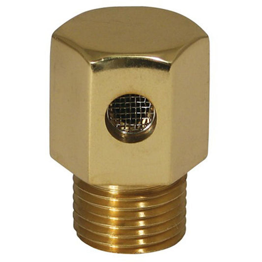 AG Polished Brass Semi Flush Tank Vent (Hexagonal / 1/2" BSP) 2-74508