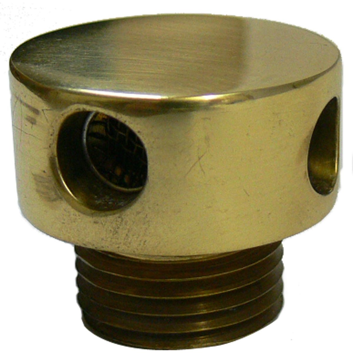 AG Polished Brass Semi Flush Tank Vent (Round / 1/2" BSP) 2-74509
