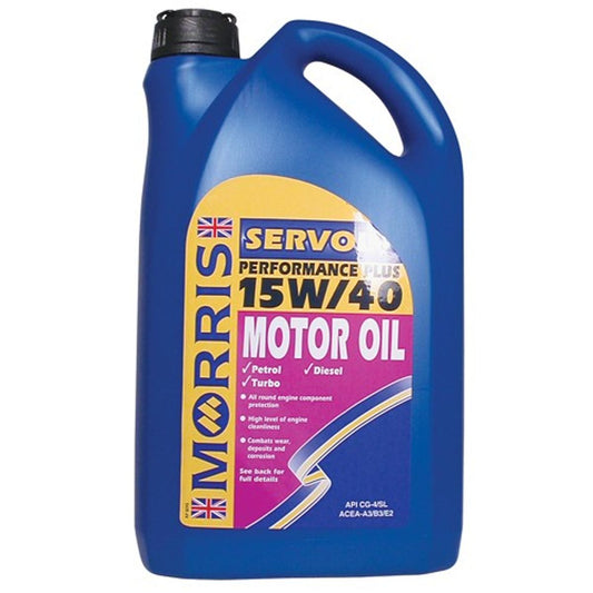 Morris Servol 15W-40 Multigrade Engine Oil (5 Litre / Pack of 4) 2-74924