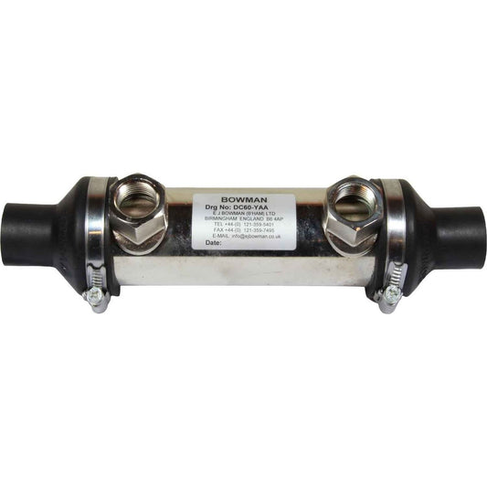 Bowman DC60 Oil Cooler (54HP / 1/2" BSP Oil / 22mm ID Water) 203020