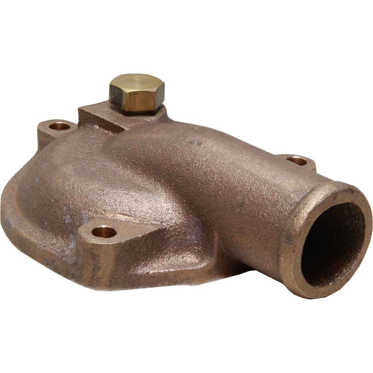 Bowman 90 Degree Brass End Cap for EC Oil Coolers (32mm Outlet) 203475-5