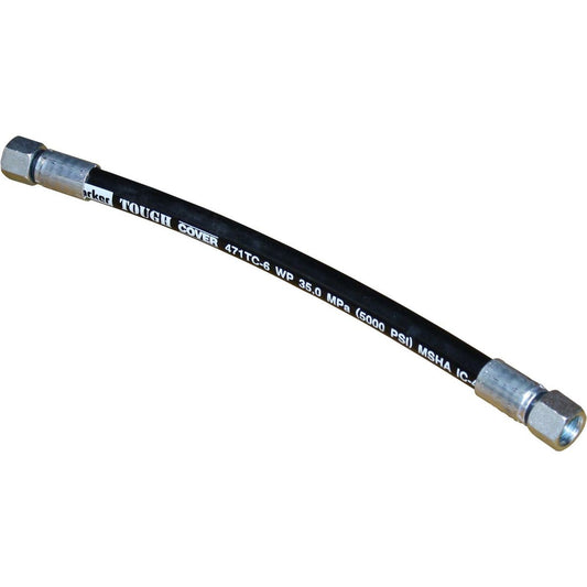 Seaflow Crimped Oil Pipe (3/8" BSP / Both Straight / 12" Length) 203512