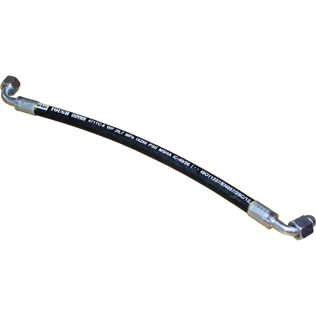 Seaflow Crimped Oil Pipe (1/2" BSP / Both 90&deg; / 18" Length) 203620