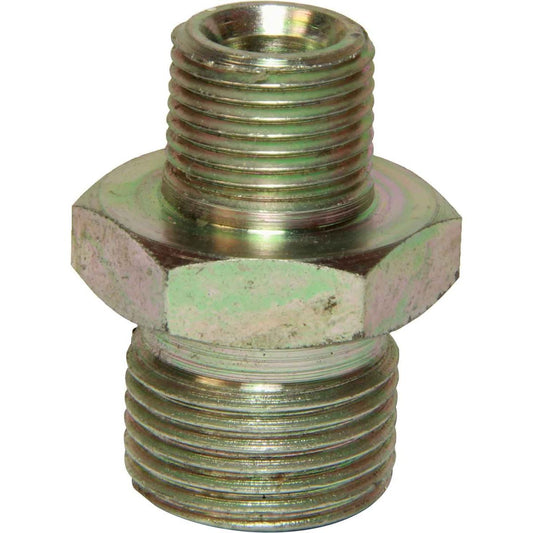 AG Steel Union (3/8" BSP Tapered Male to 1/2" BSP Parallel Male) 203917