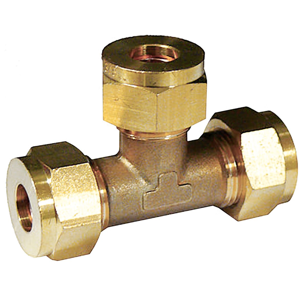 AG Compression Tee Piece (3/8" Each End) 2048