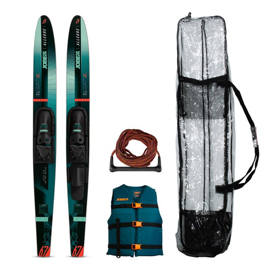 Jobe Allegre 59" Combo Skis Atlantic Green Package 208826002-59INCH