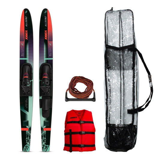 Jobe Allegre 67" Combo Skis Red Package 208826003-67INCH