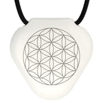 Q-Link SRT-3 White Flower of Life Pendant