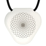 Q-Link SRT-3 White Lotus Flower Pendant