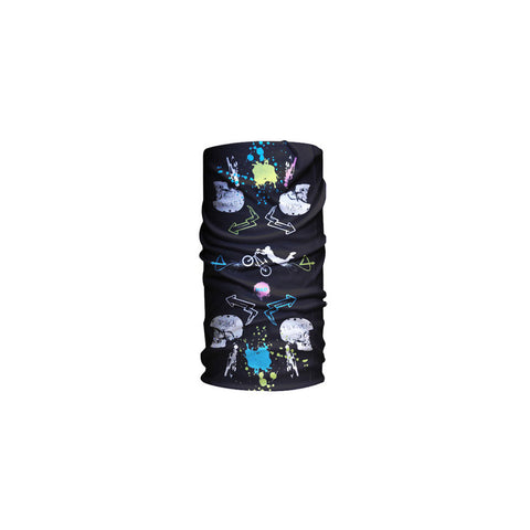 H.A.D. Originals Go Hard Junior Scarf Black/Multicolour