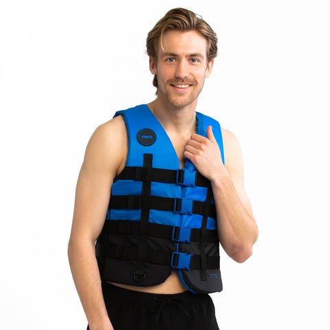 Jobe 4 Buckle Life Vest Blue