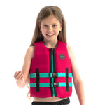 Jobe Neoprene Life Vest Kids Hot Pink