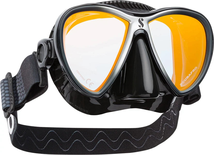 Scubapro SYNERGY TWIN DIVE MASK with COMFORT STRAP - waterworldsports.co.uk