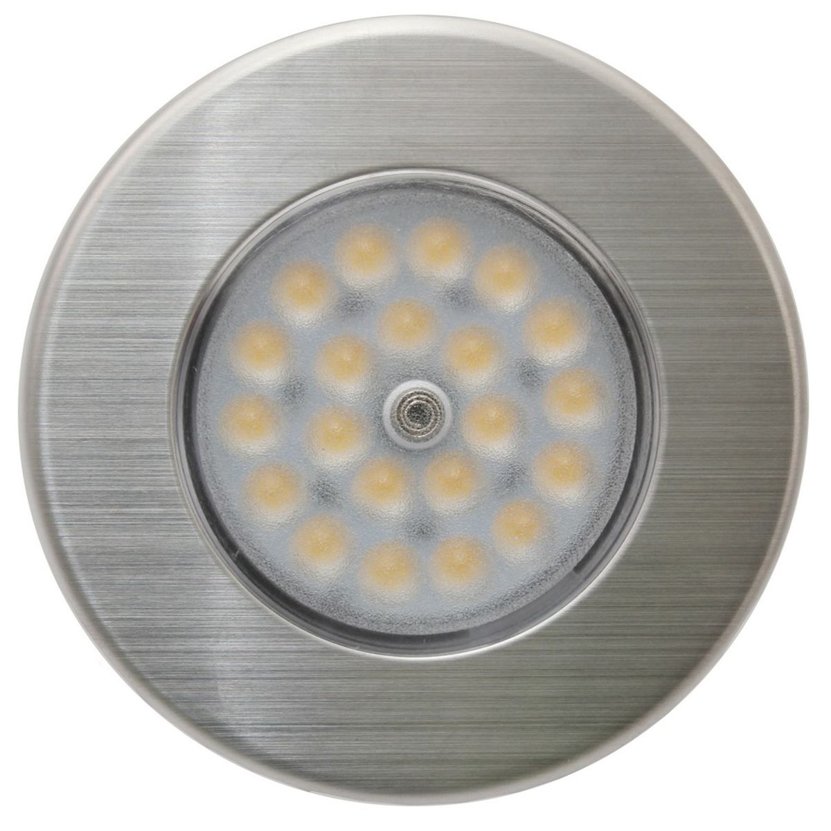 Frilight Flame 78 LED Light in Brushed Steel (12V / 21 SMD) 28457