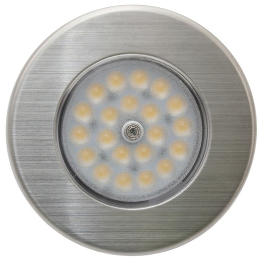 Frilight Flame 78 LED Light in Brushed Steel (12V / 21 SMD) 28457
