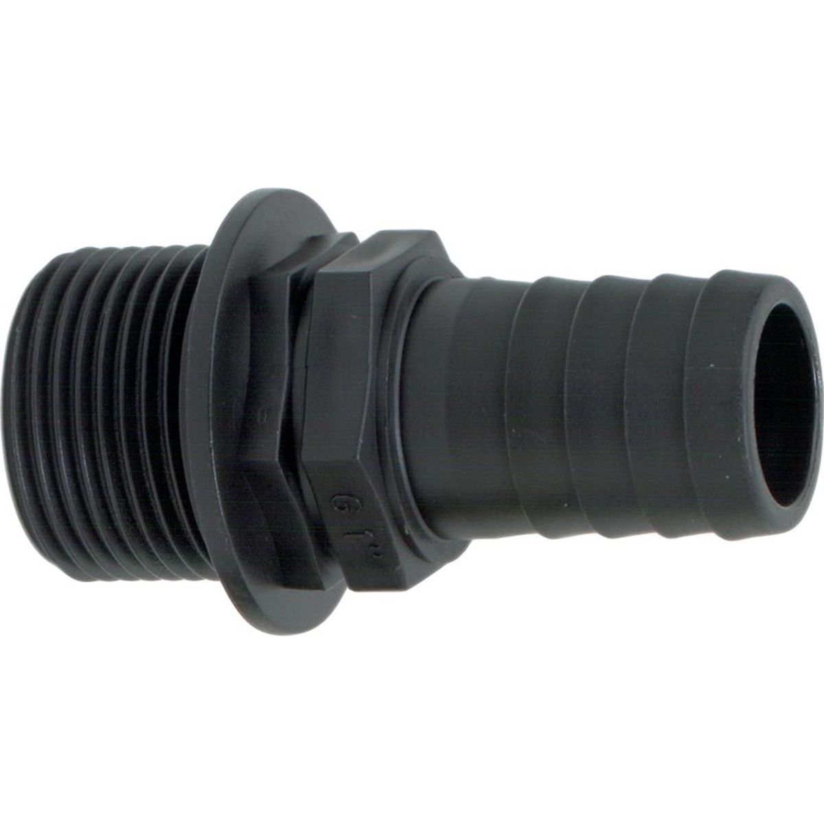 AG Plastic Hose Tail Fitting (1-1/4" BSP Male / 38mm Hose) 3-85251