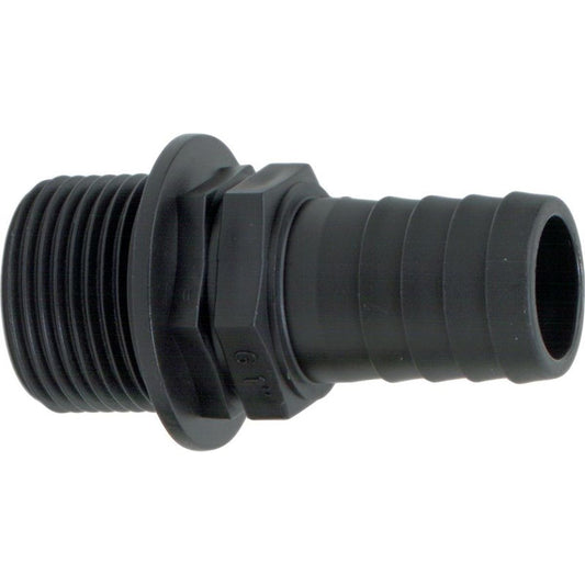 AG Plastic Hose Tail Fitting (1-1/4" BSP Male / 38mm Hose) 3-85251