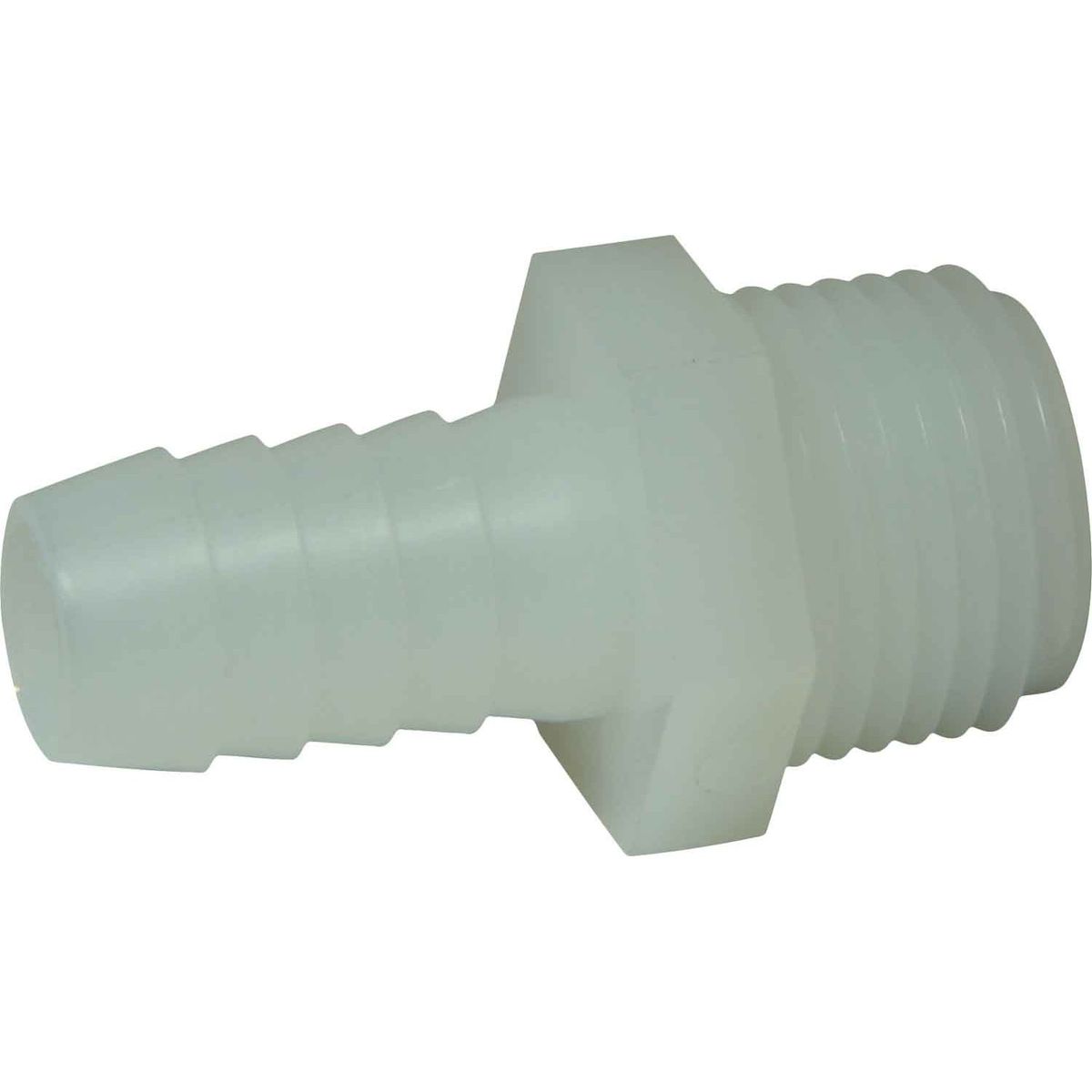 AG Plastic Straight Hose Tail (1/2" NPT Male to 13mm Hose) 3-95011