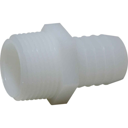 AG Plastic Straight Hose Tail (3/4" NPT Male to 19mm Hose) 3-95022