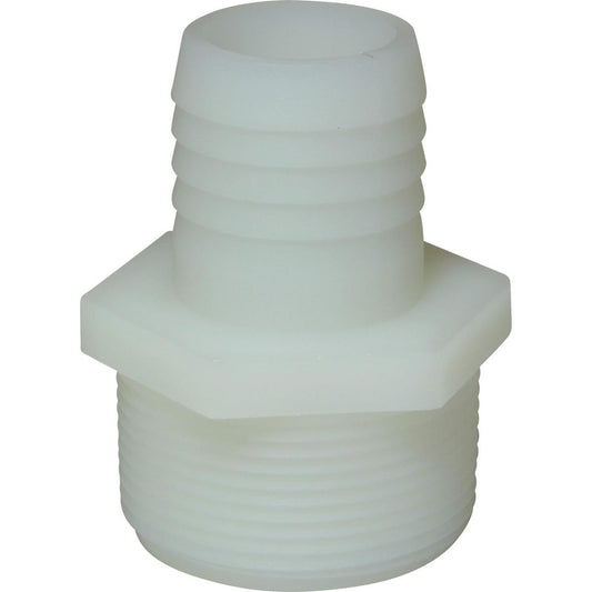 AG Plastic Straight Hose Tail (1-1/2" NPT Male to 32mm Hose) 3-95054