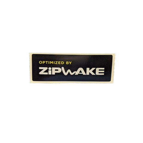 Zipwake Decal - Black 155 x 53mm