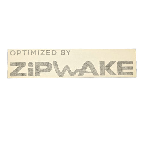 Zipwake Decal - White 230 x 50mm