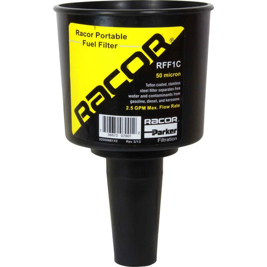 Racor RFF1C Fuel Filter Funnel (10 LPM / 50 Micron) 301011